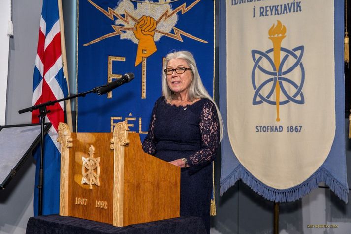 Valbjörg Elsa Haraldsdóttir er heiðursiðnaðarmaður ársins 2023.