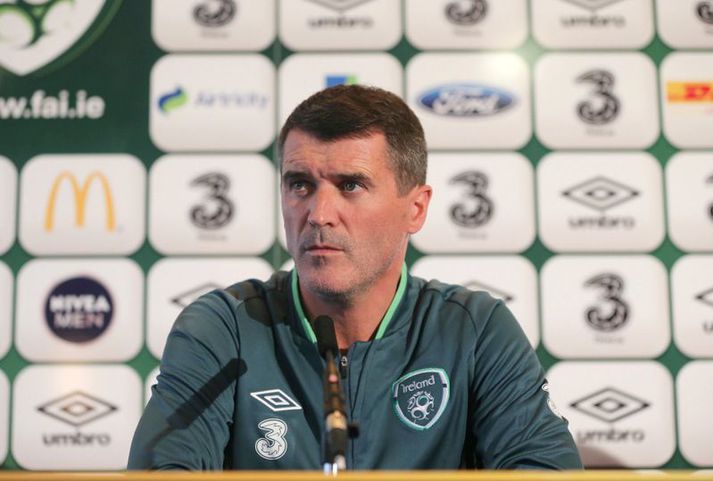 Roy Keane var aðstoðarþjálfari írska landsliðsins 2013-2018. Hann er mun skeggjaðari í dag.