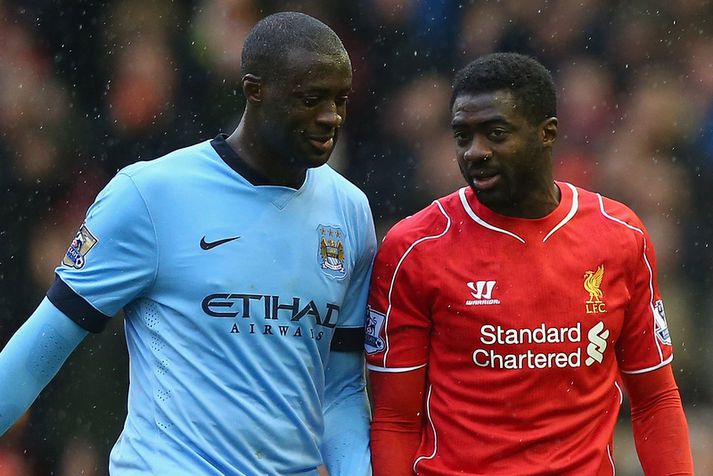 Kolo Toure og Yaya Toure.