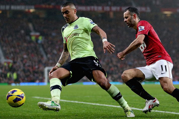 Danny Simpson í leik með Newcastle.