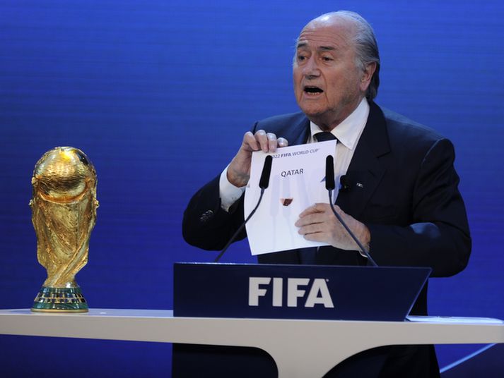 Sepp Blatter, forseti FIFA.