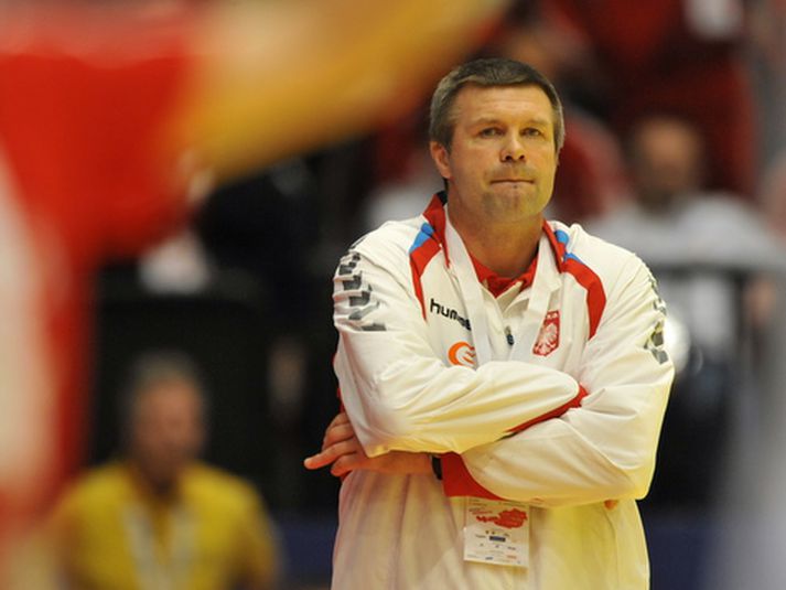 Bogdan Wenta, landsliðsþjálfari Póllands.