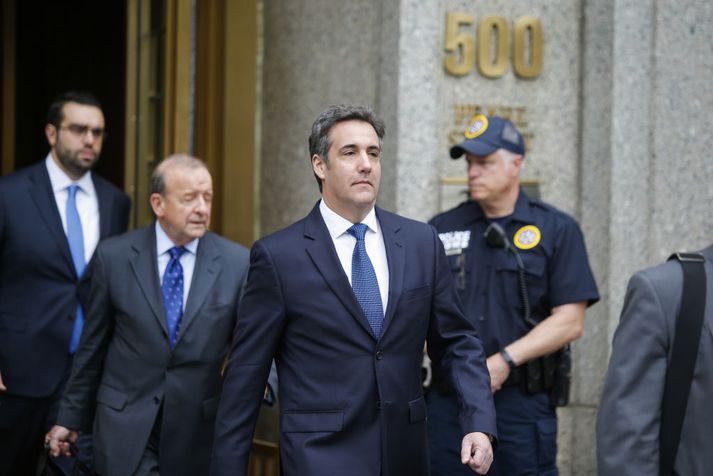 Michael Cohen var náinn samstarfsmaður Donald Trump til margra ára. Hann virðist ætla að verða forsetanum óþægur ljár í þúfu.