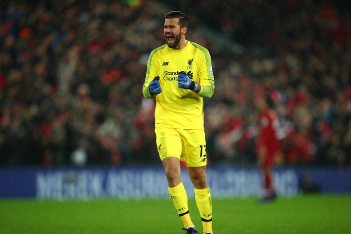 Alisson Becker hefur verið frábær á sínu fyrsta tímabili með Liverpool.