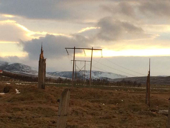 Engar teljandi truflanir urðu á línum á hæstu spennu og á hálendislínum.