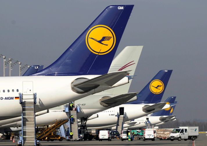 Starfsmenn ESB leituðu meðal annars á skrifstofum Lufthansa.