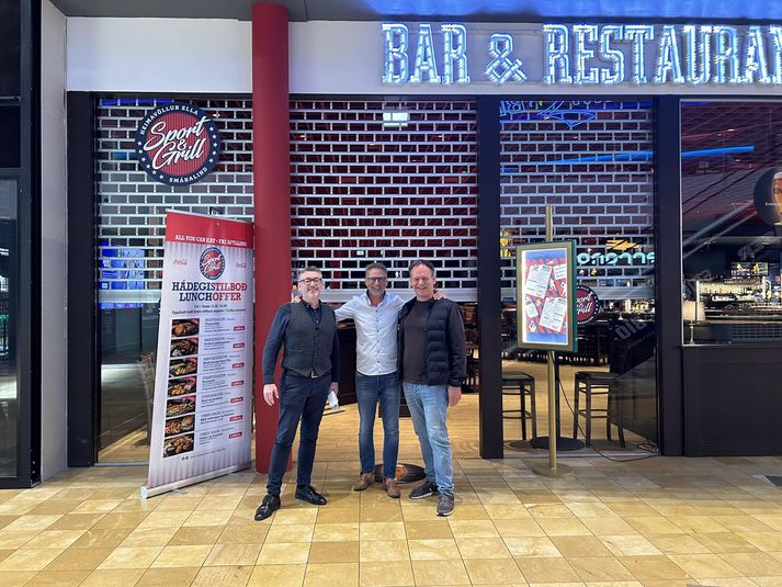 Helgi Magnús Hermansson, Elís Árnason og Jóhannes Birgir Skúlason.