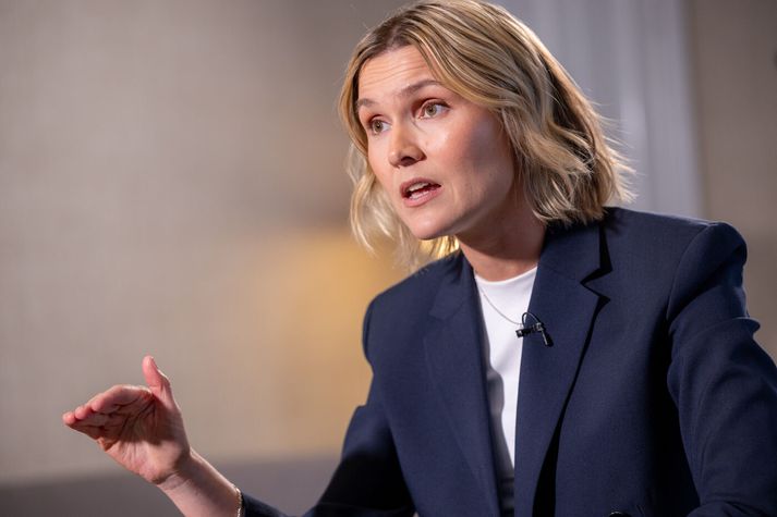 Kristrún Frostadóttir segir að þegar allt verði tekið saman sé líklegra að árlegur kostnaður landsins við ESB-aðild sé sjö til átta milljarðar. 