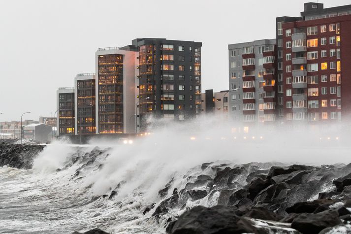 Bálhvasst hefur verið á höfuðborgarsvæðinu í nótt.