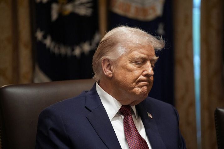 Donald Trump er ekki sáttur með ákvörðunina.