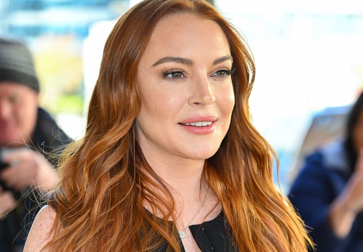 Lindsay Lohan á von á sínu fyrsta barni. 