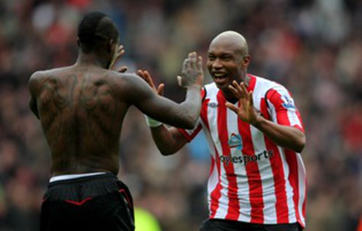 Það var gleði og sorg á Stadium of Light um helgina