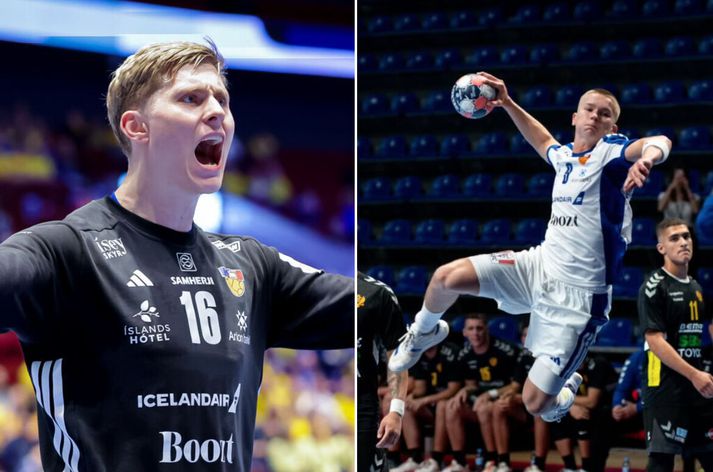 Viktor Gísli missir ekki af leik hjá íslenska landsliðinu á EM undir átján ára landsliða þar sem litli bróðir hans, Alex Unnar, er að spila. Strákunum okkar gengur afar vel á mótinu og þeir mæta Þjóðverjum í dag í átta liða úrslitum