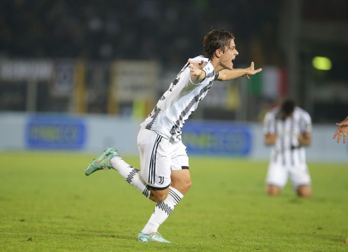 Nicolo Fagioli var hetja Juventus í dag.