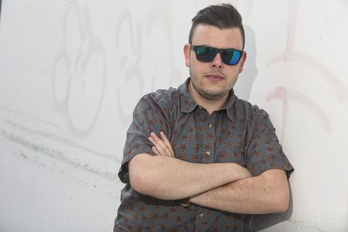 Upptökustjórinn Benedikt Steinar Benediktsson, eða Benni Ben býr í New York.