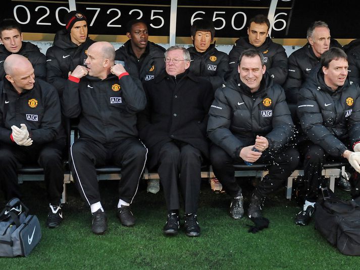 Sir Alex Ferguson, stjóri Manchester United.