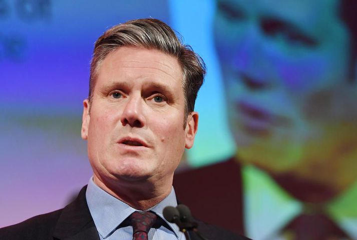 Keir Starmer var í dag valinn nýr leiðtogi Verkamannaflokksins. 