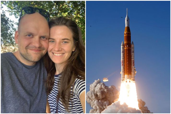 Hjalti Páll Þorvarðarson og eiginkona hans Elsa Fanney Jónsdóttir fluttu til Danmerkur eftir stúdentinn. Í dag er Hjalti forstjóri leiðandi fyrirtækis í geimbransanum, sem tók þátt í að gera fyrsta mannaða tunglskotið síðan 1972 að veruleika.