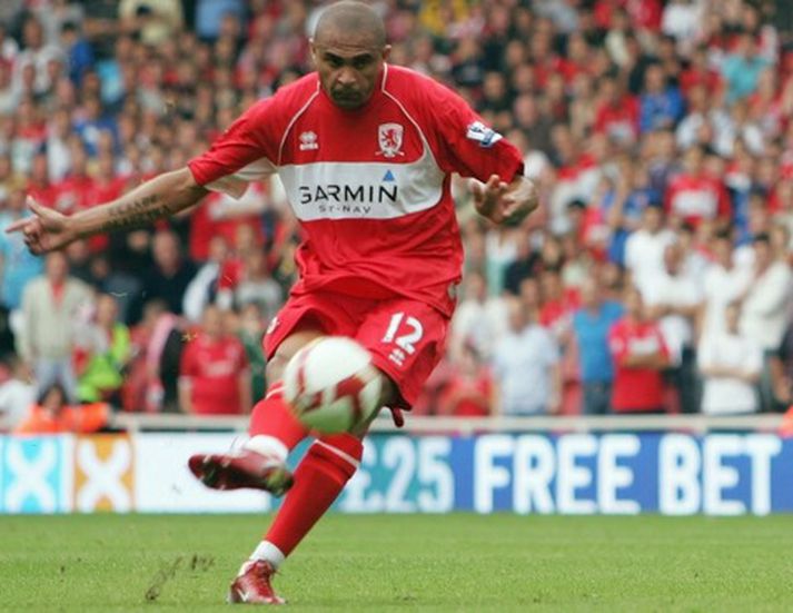 Afonso Alves í leik með Middlesbrough.