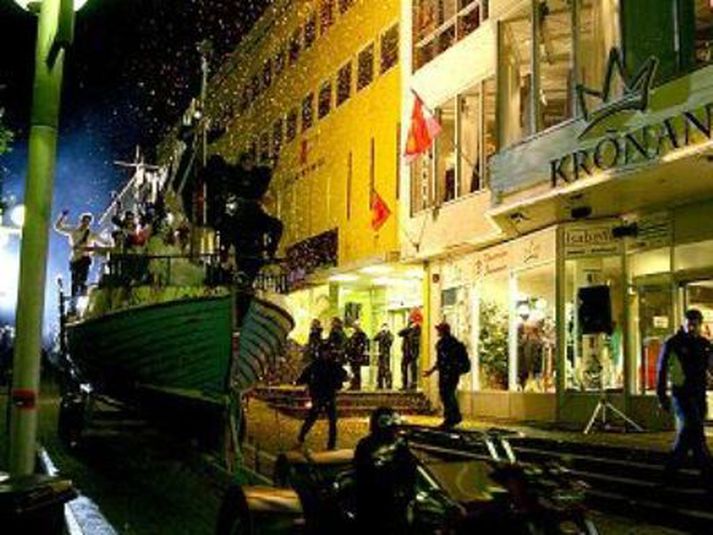 Akureyrarvaka Vakan er orðin að hefð á Akureyri, þessi mynd er frá hátíðarhöldunum 2007.