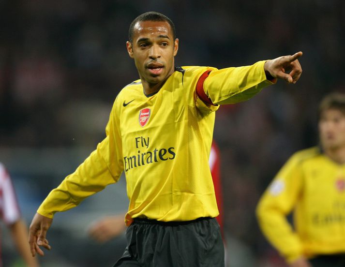 Henry í búningi Arsenal.