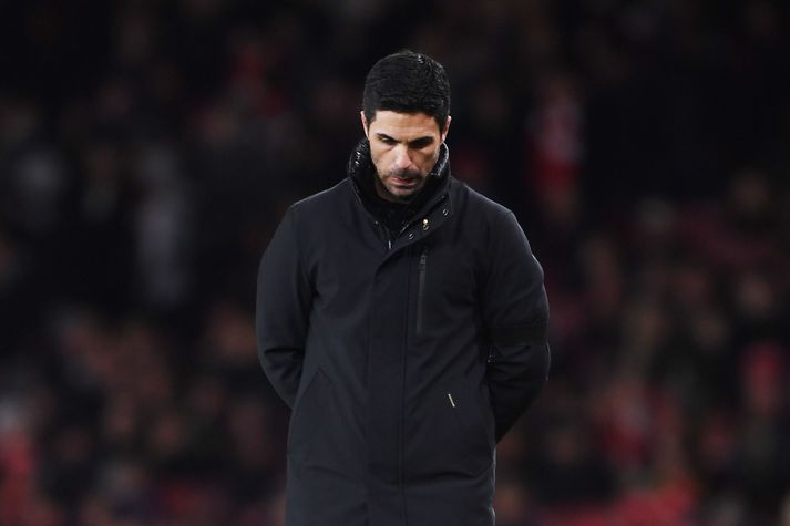 Mikel Arteta fór mikinn í gagnrýni sinni á VAR-dómgæsluna eftir tap Arsenal fyrir Newcastle United.