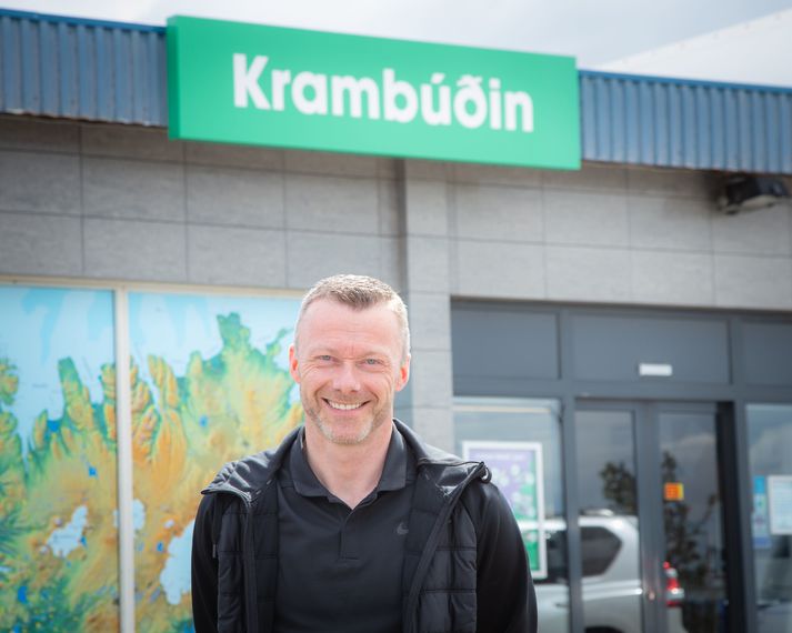 Haukur Benediktsson, rekstrarstjóri Krambúðarinnar.  