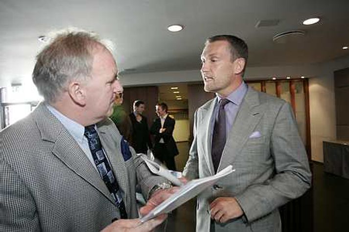 Björgólfur Thor Björgólfsson, stjórnarformaður Straums-Burðaráss, á hluthafafundi fyrirtækisins í fyrra.