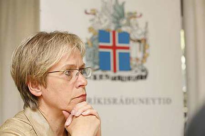 Ingibjörg Sólrún Gísladóttir, utanríkisráðherra.