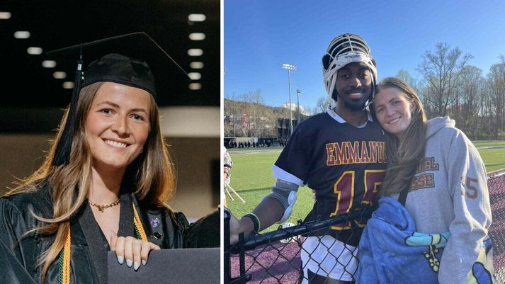 Júlía hefur spilað fótbolta í rigningu, roki og slyddu. En ekkert undirbjó hana fyrir hitann, rakann og bænahaldið í Georgíu.