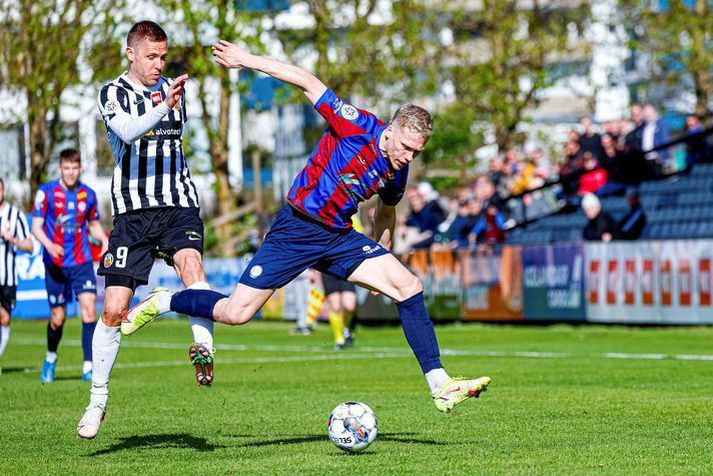 Kjartan Henry Finnbogason í leik með KR gegn Leikni Reykjavík.