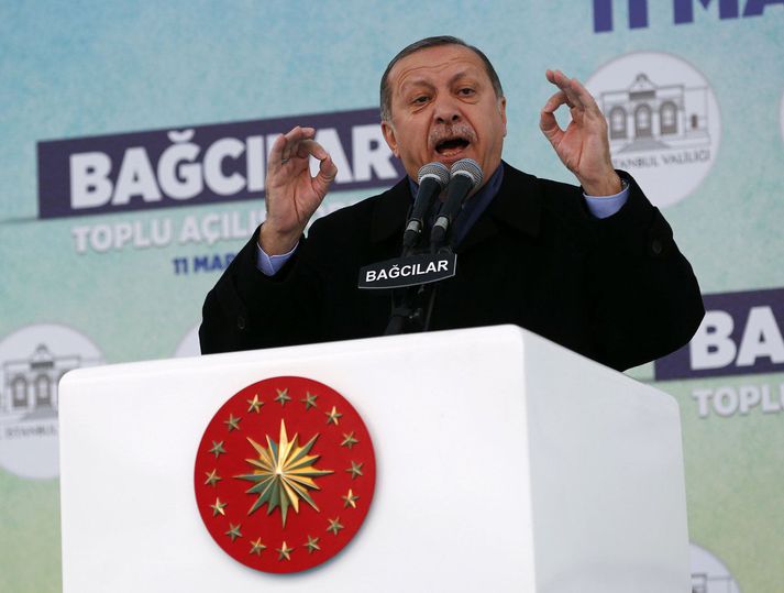 Recep Tayyip Erdogan Tyrklandsforseti vill meiri völd.