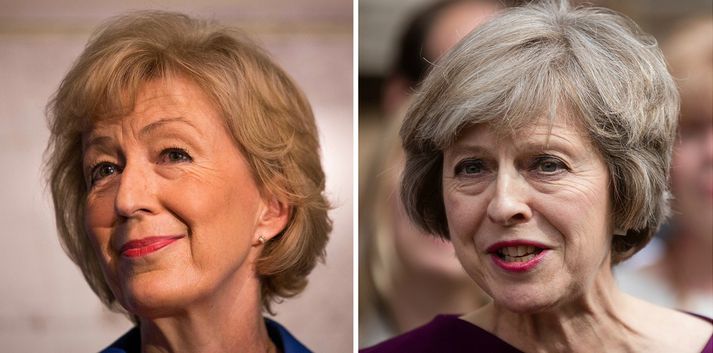 Valið stendur á milli Andrea Leadsom og Theresa May, ráðherrum Íhaldsflokksins.