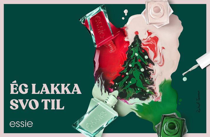 Hauk Viðar Alfreðsson dreymdi klassískt jólalag þegar hann vann að herferð fyrir Essie. Listakonan Rakel Tómasdóttir myndskreytti herferðina.