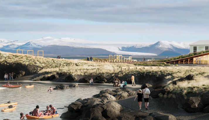 Verðlaunahönnunin. Dómnefnd taldi verkefnið Leiðarhöfða vera til þess fallið að auka tengsl milli íbúa og gesta í frammúrskarandi fallegri náttúru. 