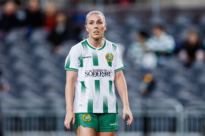 Guðrún Arnardóttir gat fagnað sigri þrátt fyrir sjálfsmarkið. 