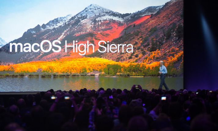 Gallinn leynist í nýjustu útgáfu MacOs High Sierra-stýrikerfis Apple.