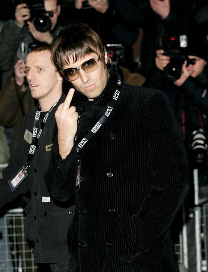 LIAM GALLAGHER Söngvari Oasis var eitthvað ósáttur við Paul Gascoigne á dögunum.