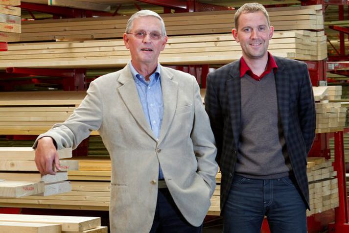 Feðgarnir Jón og Guðmundur