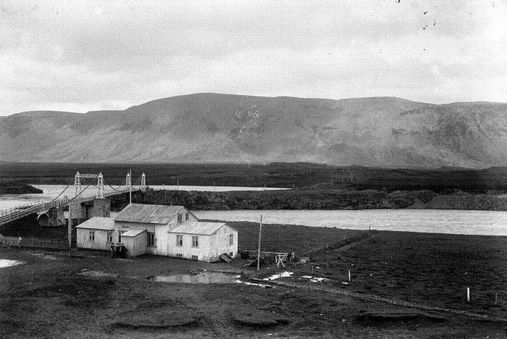 Tryggvaskáli á Selfossi, líklega árið 1918. Hjónin Kristín Árnadóttir og Brynjólfur Gíslason ráku þar hótel í áratugi.
MYND/LJÓSMYNDASAFN REYKJAVÍKUR, MAGNÚS ÓLAFSSON.