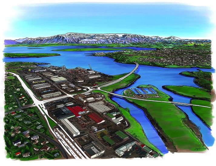 Sundabraut. Átta milljarðar af Símapeningum eru ekki skilyrtir við svonefnda innri leið.