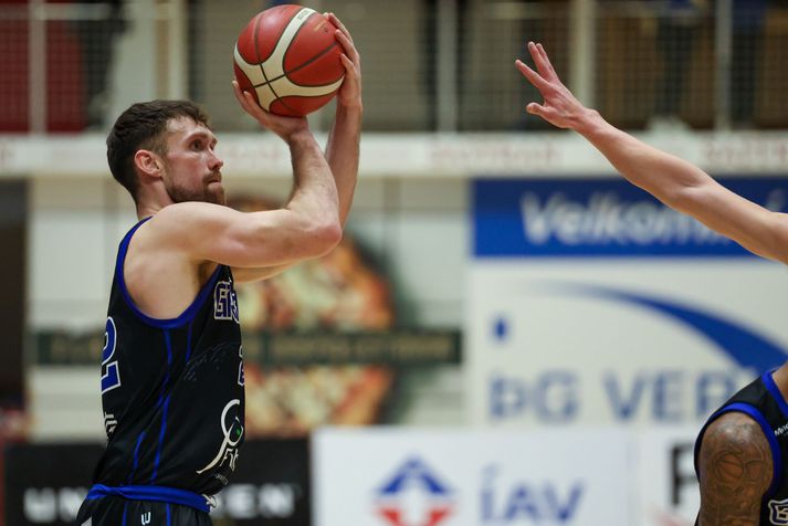 Daniel Mortensen og félagar eru á toppi Bónus-deildarinnar.