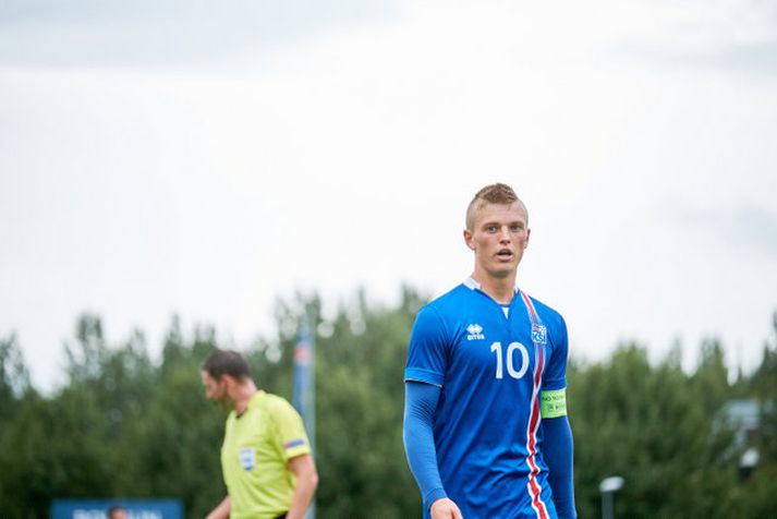 Albert gerði útslagið gegn Slóvakíu.