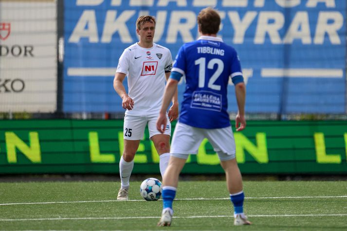 Alex Freyr Hilmarsson og félagar í ÍBV þurfa að vinna í Kópavoginum til að komast upp í úrslitakeppni efri hlutans.