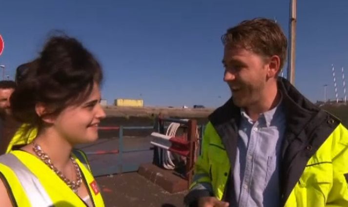 Georgia Wiggans og Ingólfur Eyrfeld Guðjónsson.