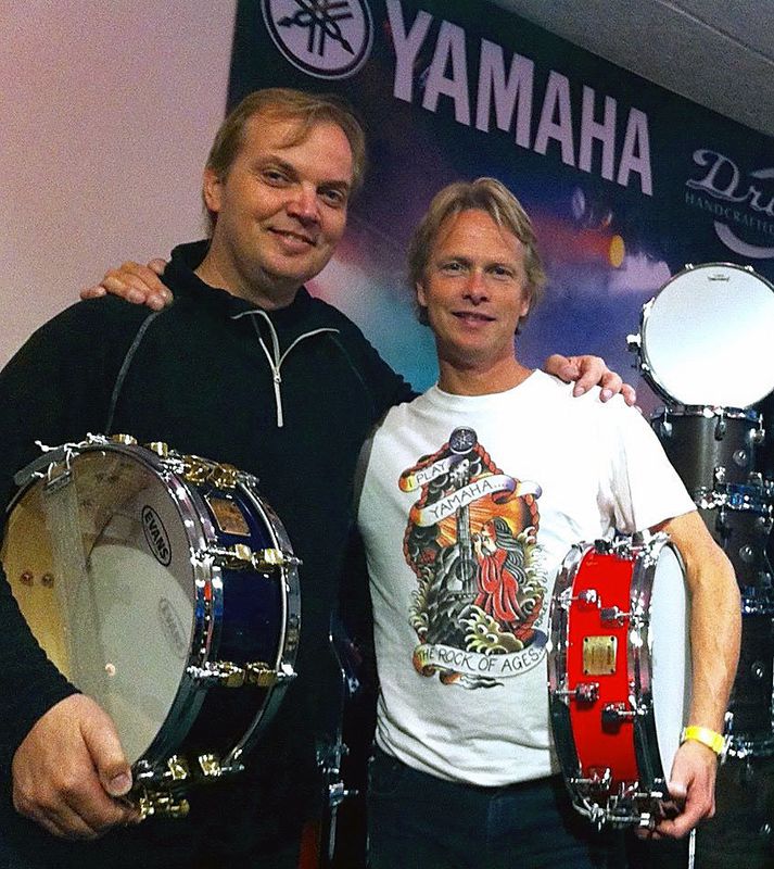 Erik Smith frá Noregi og Søren Frost frá Danmörku eru með fremstu og fjölhæfustu trommuleikurum Norðurlandanna.