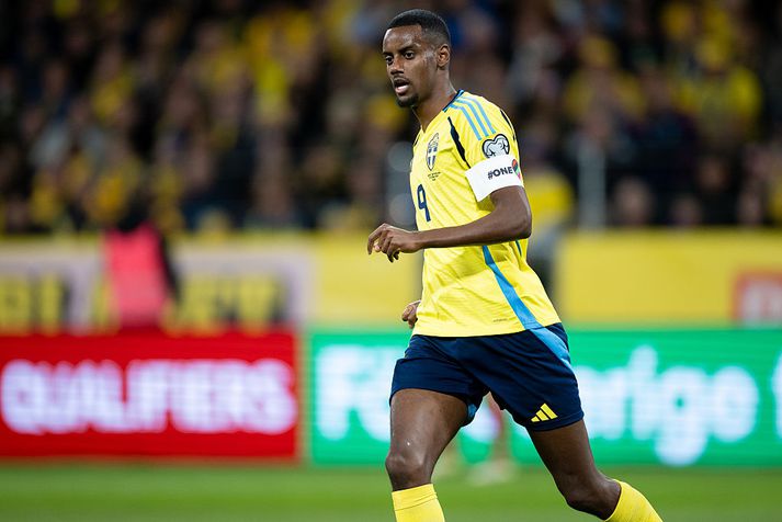 Liverpool-framherjinn Alexander Isak náði ekki að redda Svíum.