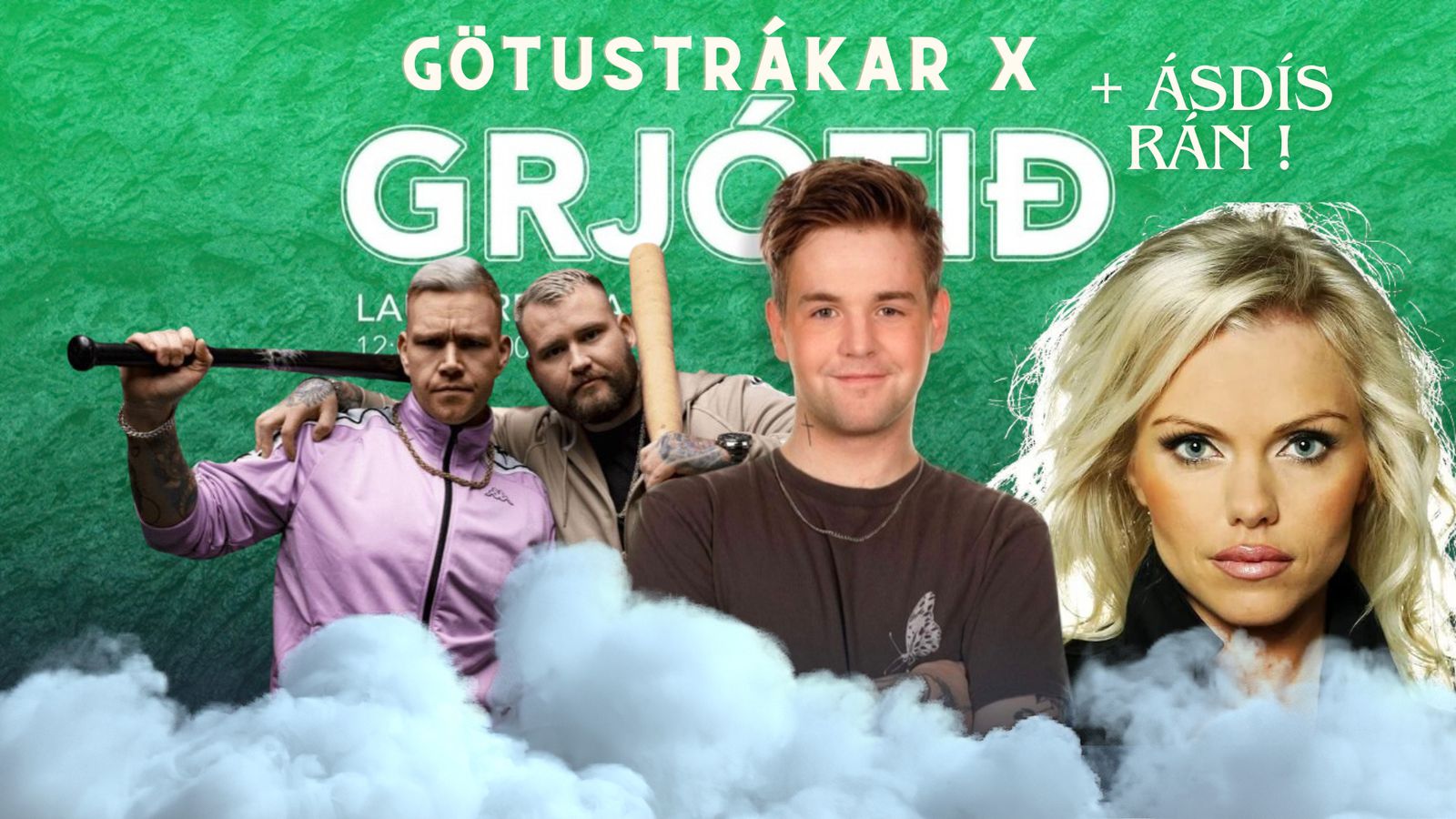 GRJÓTIÐ X GÖTUSTRÁKAR - FERMING Í BEINNI & ÁSDÍS RÁN! - Útvarp - Vísir