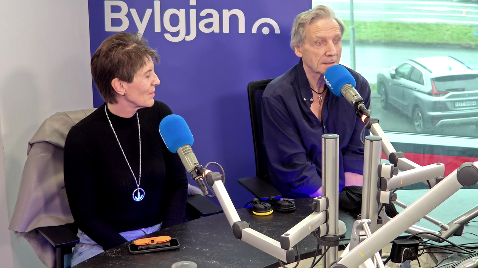 Jóhann Helgason og Edda Borg í spjalli - Sjónvarp - Vísir