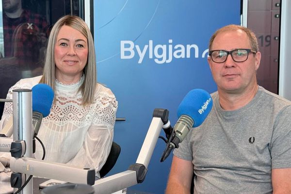 Ólýsanleg tilfinning að sjá soninn komast á stórmót í golfi